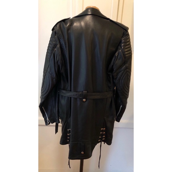 Comme des Garcon/Comme Des fous Vintage Leather Motorcycle Coat. - Picture 2 of 7